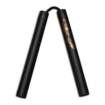 NUNCHAKU IN GOMMA MORBIDA CON CORDA