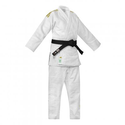 JUDOGI ADIDAS J730 IJF CHAMPION III CON STRISCE ORO
